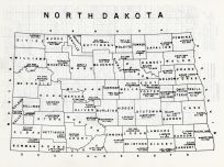 North Dakota State Map, Pembina County 1963
